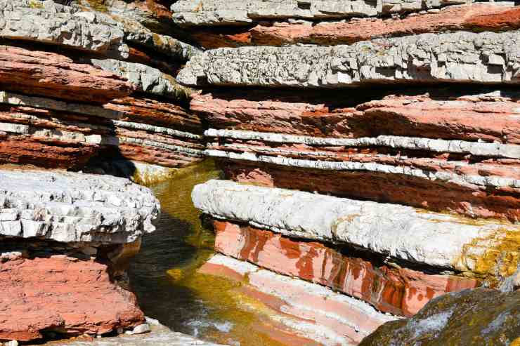 Brent de l’Art, le rocce del canyon rosso in Veneto 