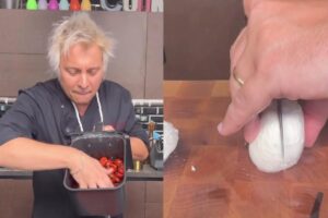 Andrea Mainardi in cucina