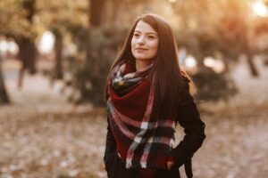 ragazza nel parco