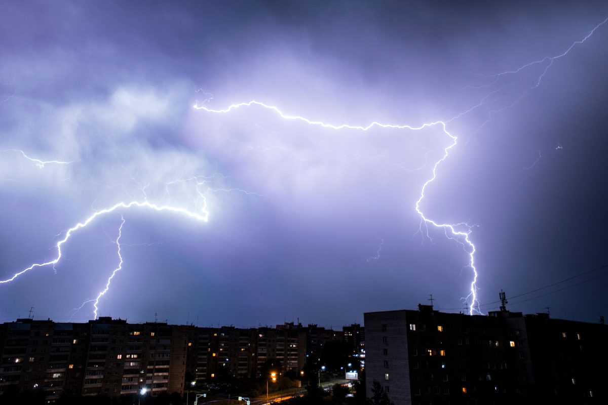 temporale in città