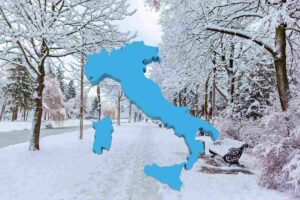 parco innevato e italia