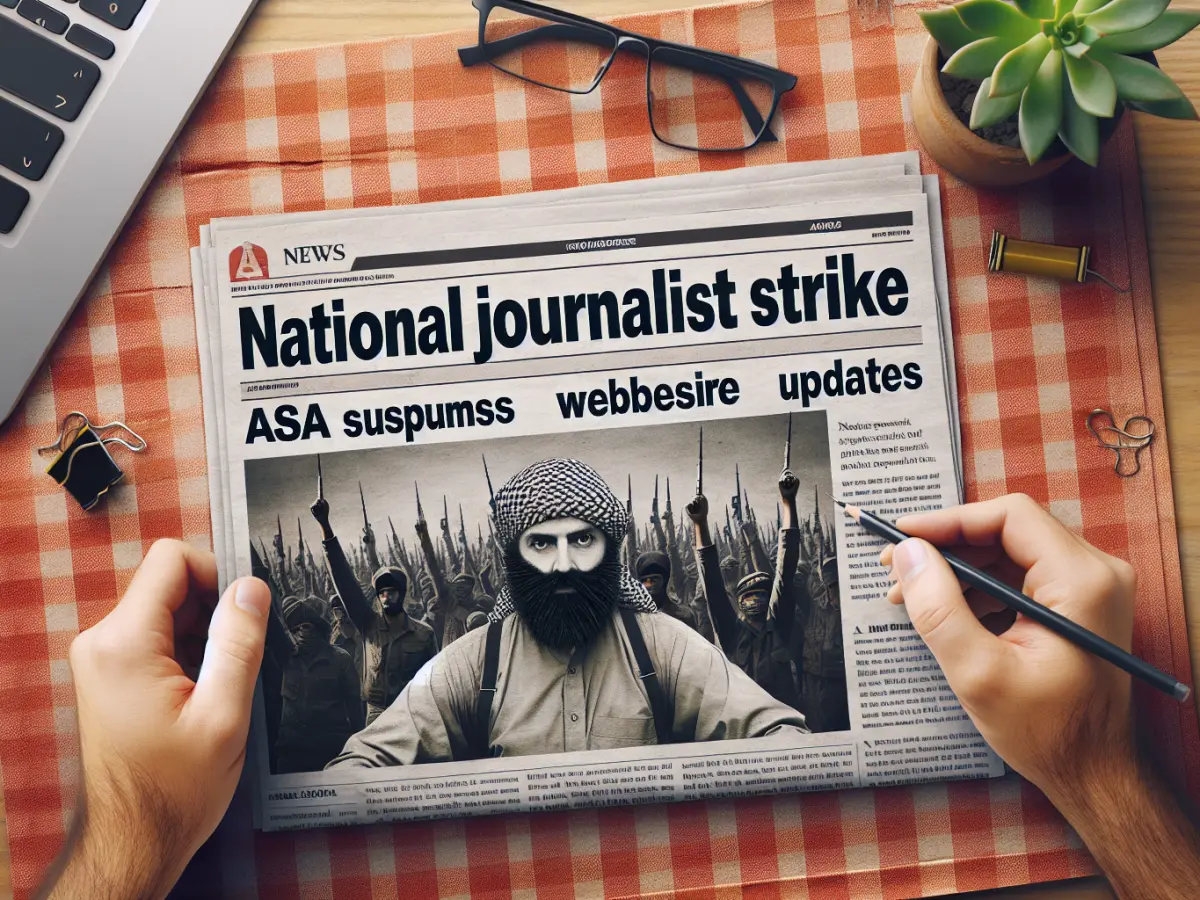 rappresentazione di prima pagine di giornale che parla dello sciopero nazional