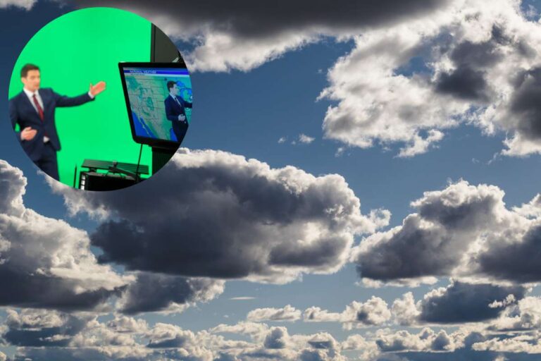 cielo quasi nuvoloso, meteorologo