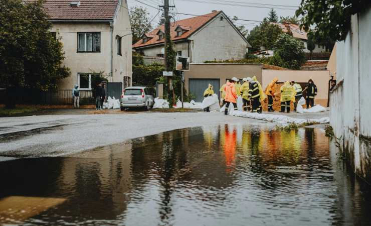 allagamento in città
