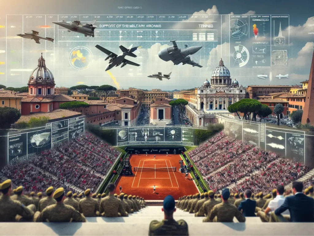 Previsioni meteo in tempo reale per gli Internazionali di Roma: il supporto dell’Aeronautica Militare al tennis