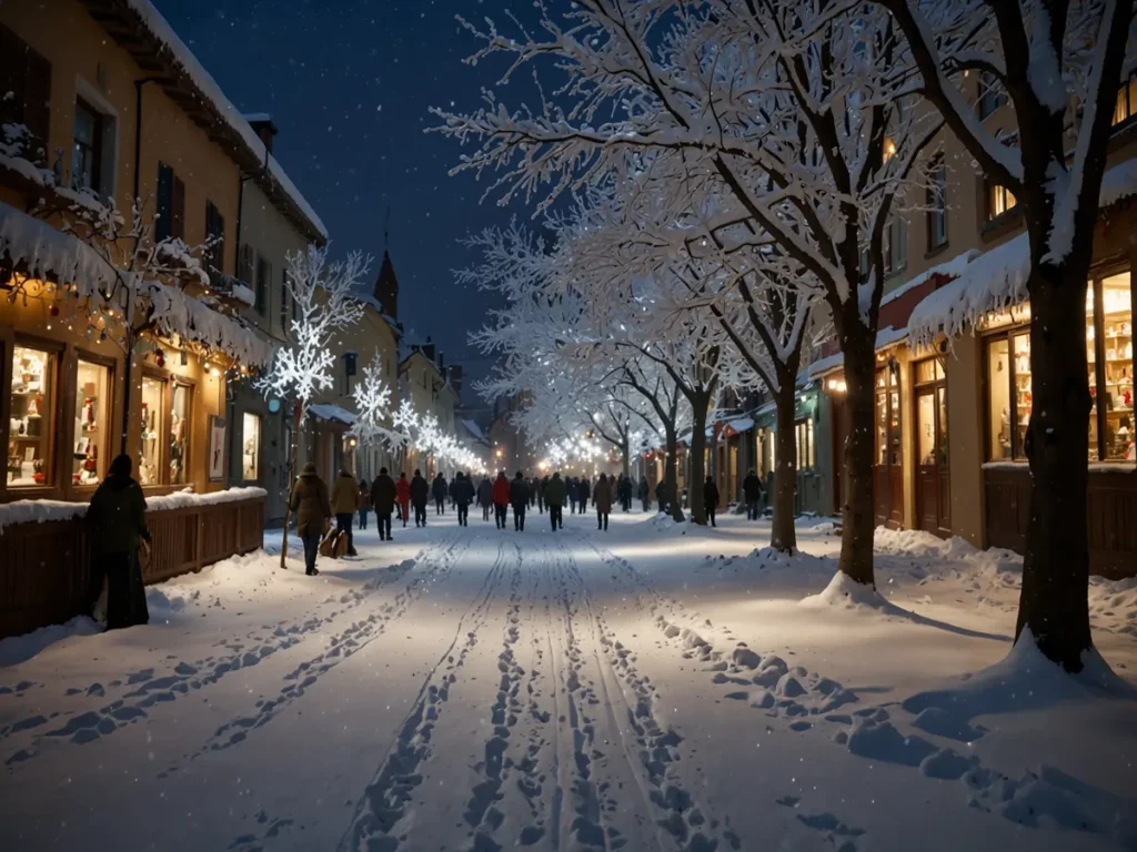 paesaggio imbiancato