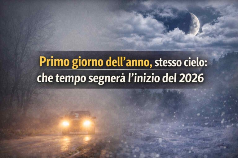 Meteo 1 gennaio