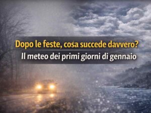 Meteo primi giorni gennaio