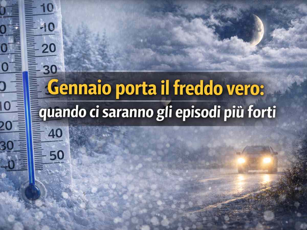Freddo a gennaio